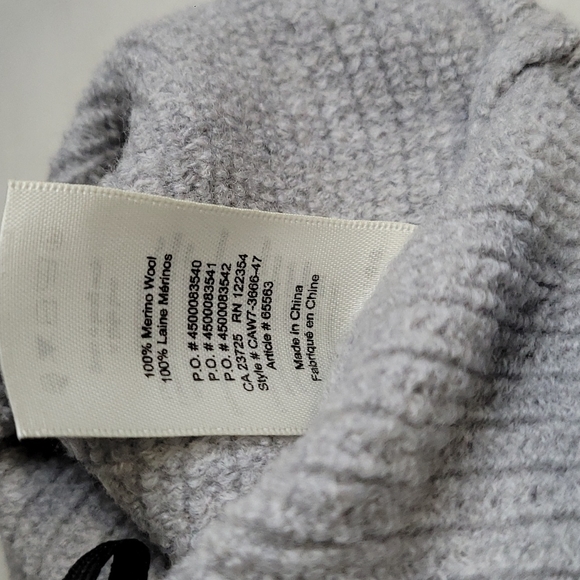 Wilfred Free Lolan Grey Sweater Cropped, oversized, merino-wool sweater2 - Picture 12 of 13